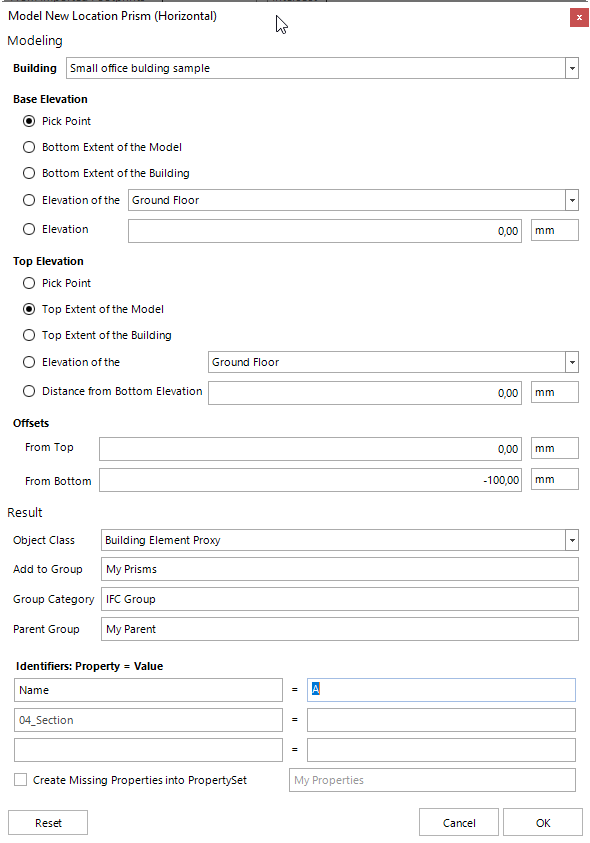 simplebim_3D_model_location_prism_dialog.png