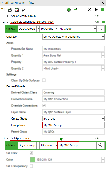 Creating Dataflows Connecting Steps Simplebim Community